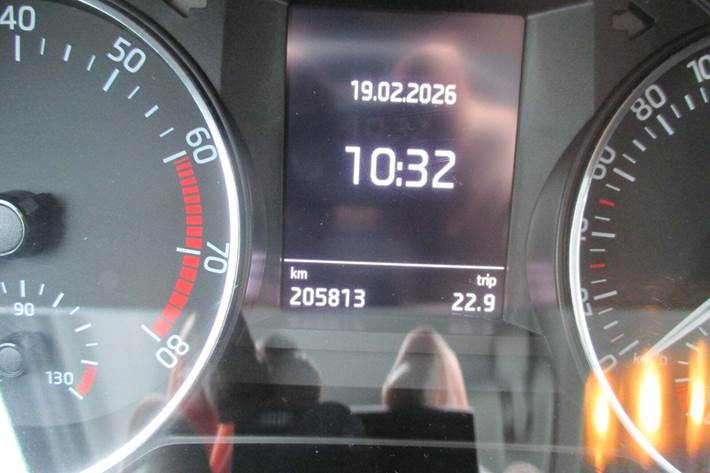 Sort Skoda Fabia fra 2018