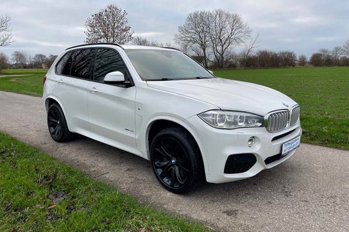 Hvid BMW X5 fra 2016