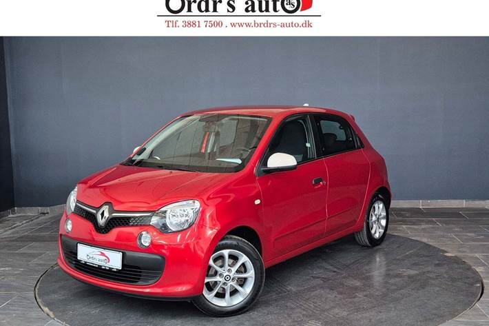 Rød Renault Twingo fra 2016 set udefra
