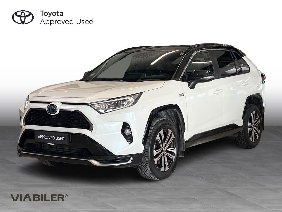 Hvid Toyota RAV4 Plug-in fra 2022