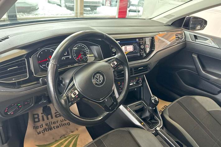 Sort VW Polo fra 2018