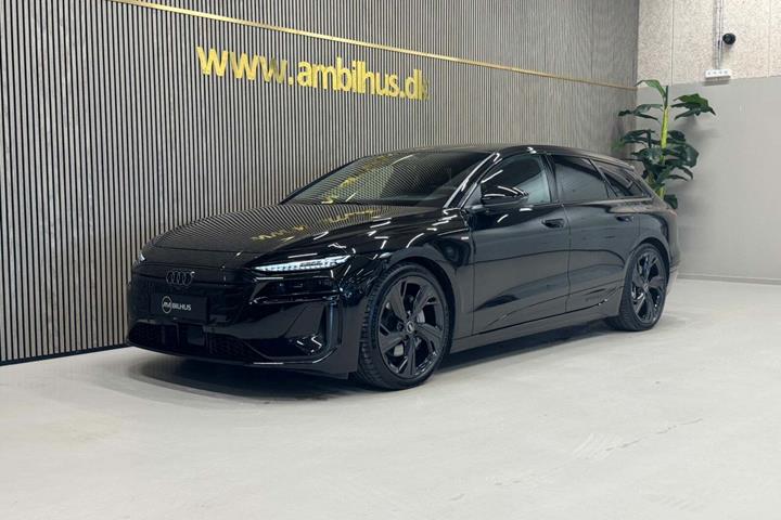 Sort Audi A6 e-tron fra 2025