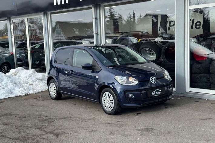 Blå VW UP! fra 2014