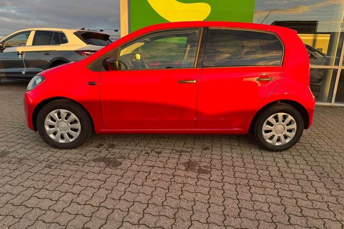 Rød Skoda Citigo fra 2017