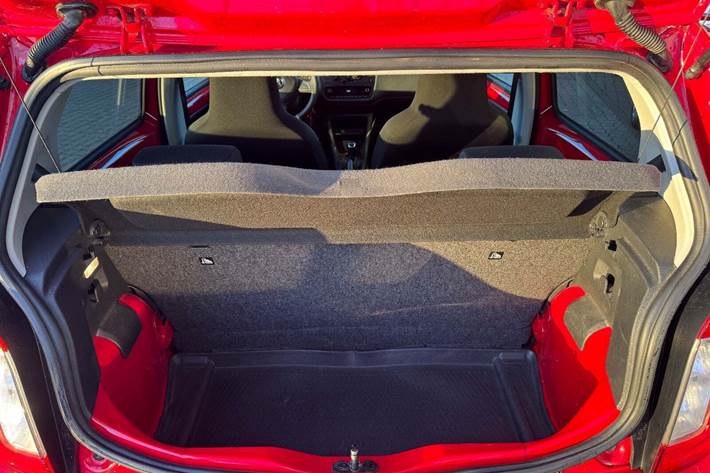 Rød Skoda Citigo fra 2017