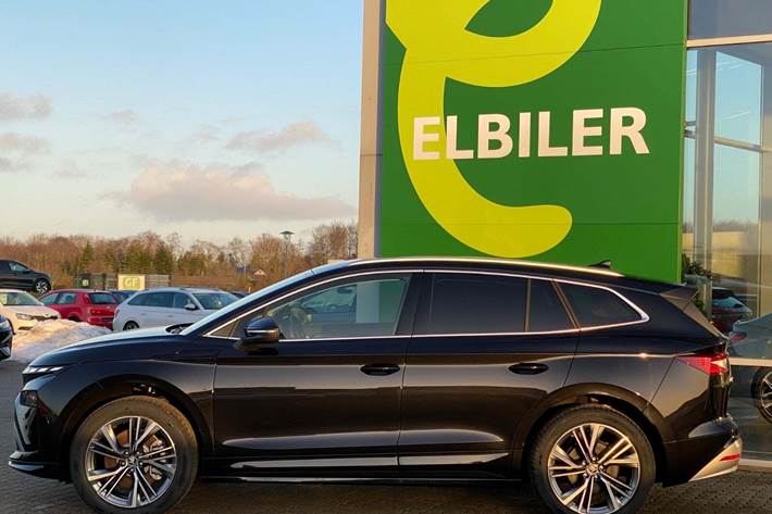 Sort Skoda Enyaq fra 2026
