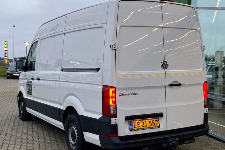 Hvid VW Crafter 35 fra 2024