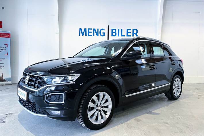 Sort VW T-Roc fra 2019