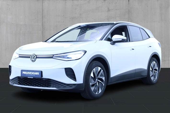 Hvid VW ID.4 fra 2024 set udefra