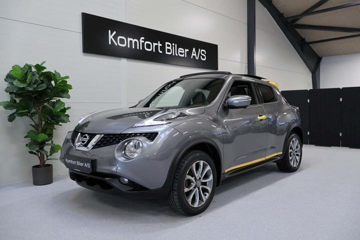 Grå Nissan Juke fra 2011 set udefra