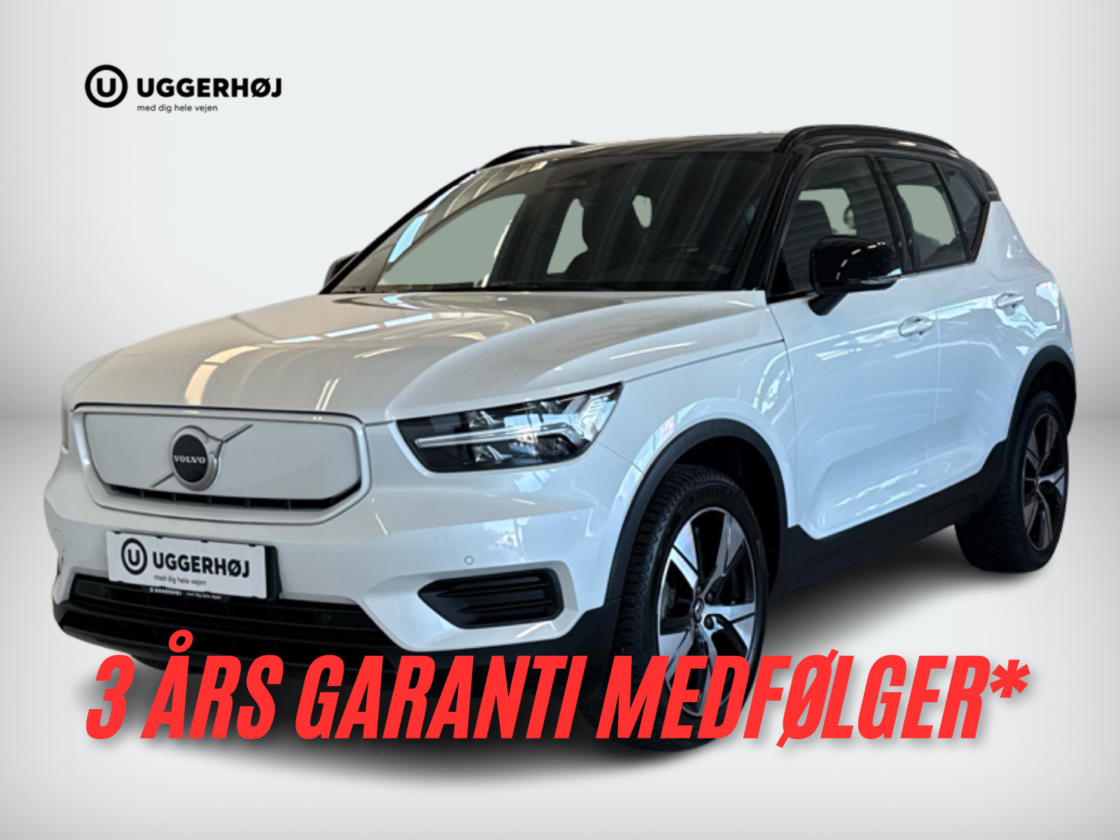 Hvid Volvo XC40 fra 2022
