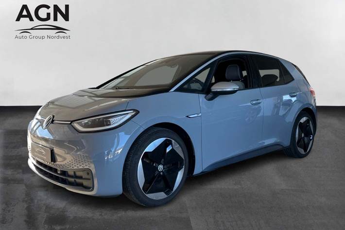 Grå VW ID.3 fra 2020 set udefra