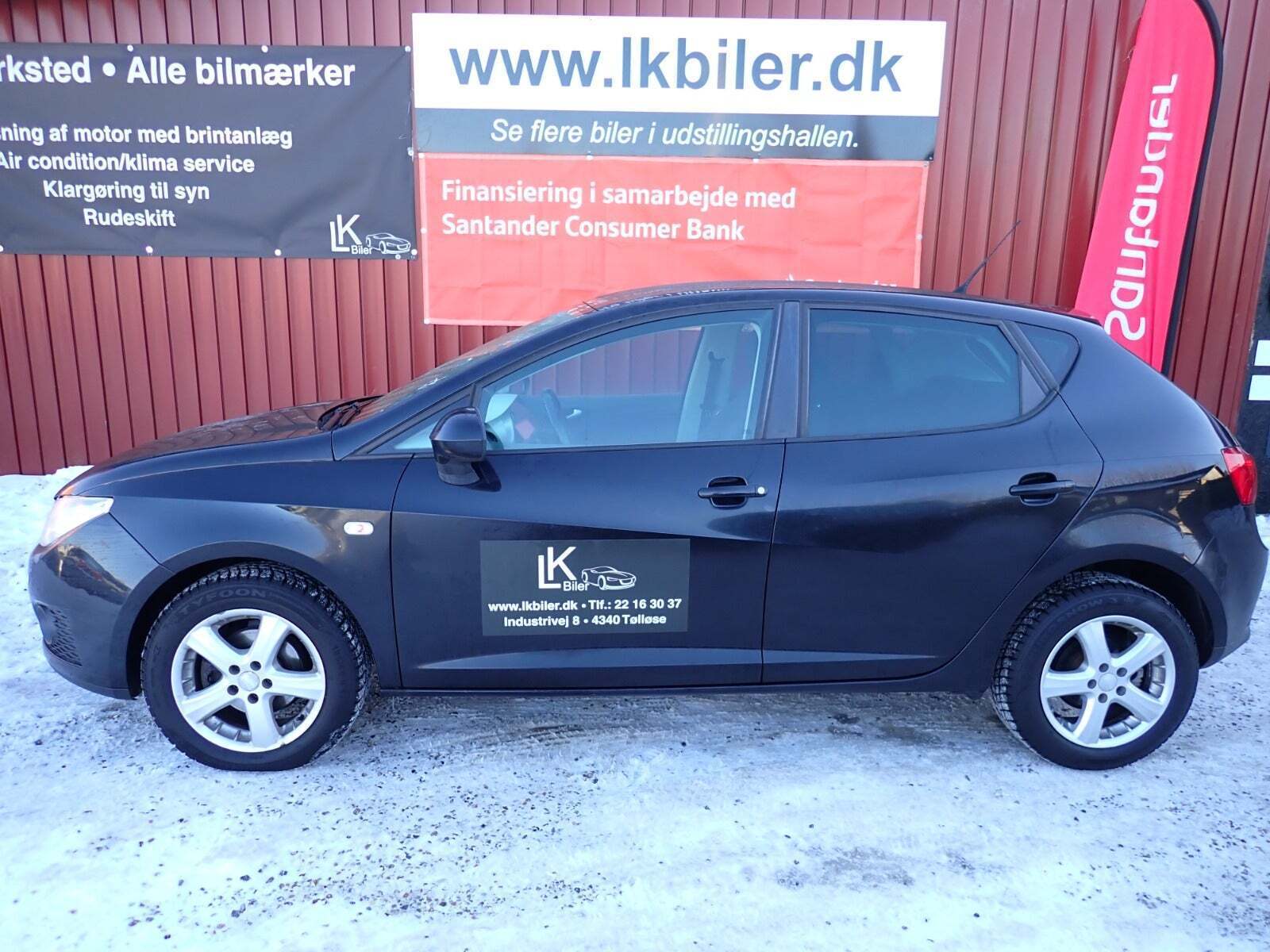 Sort Seat Ibiza fra 2011