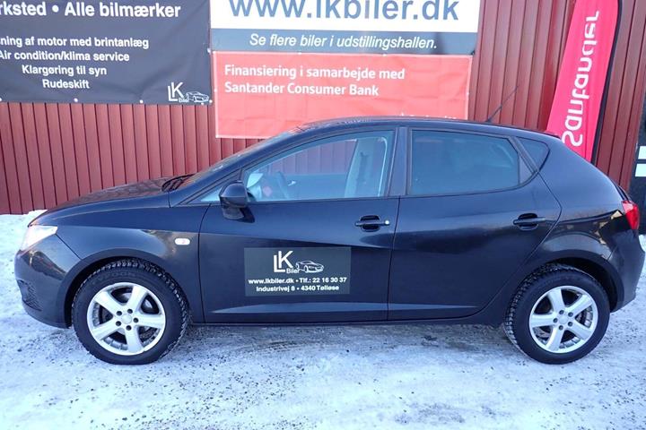 Sort Seat Ibiza fra 2011