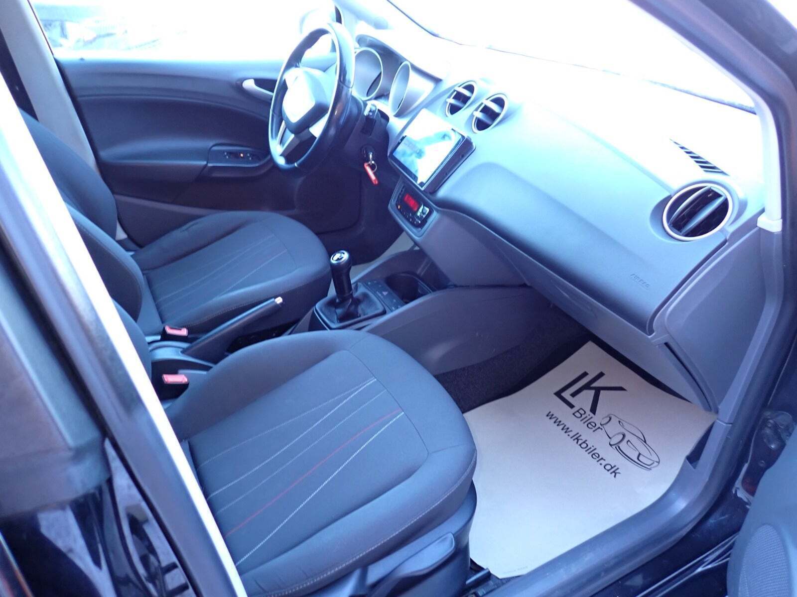 Sort Seat Ibiza fra 2011