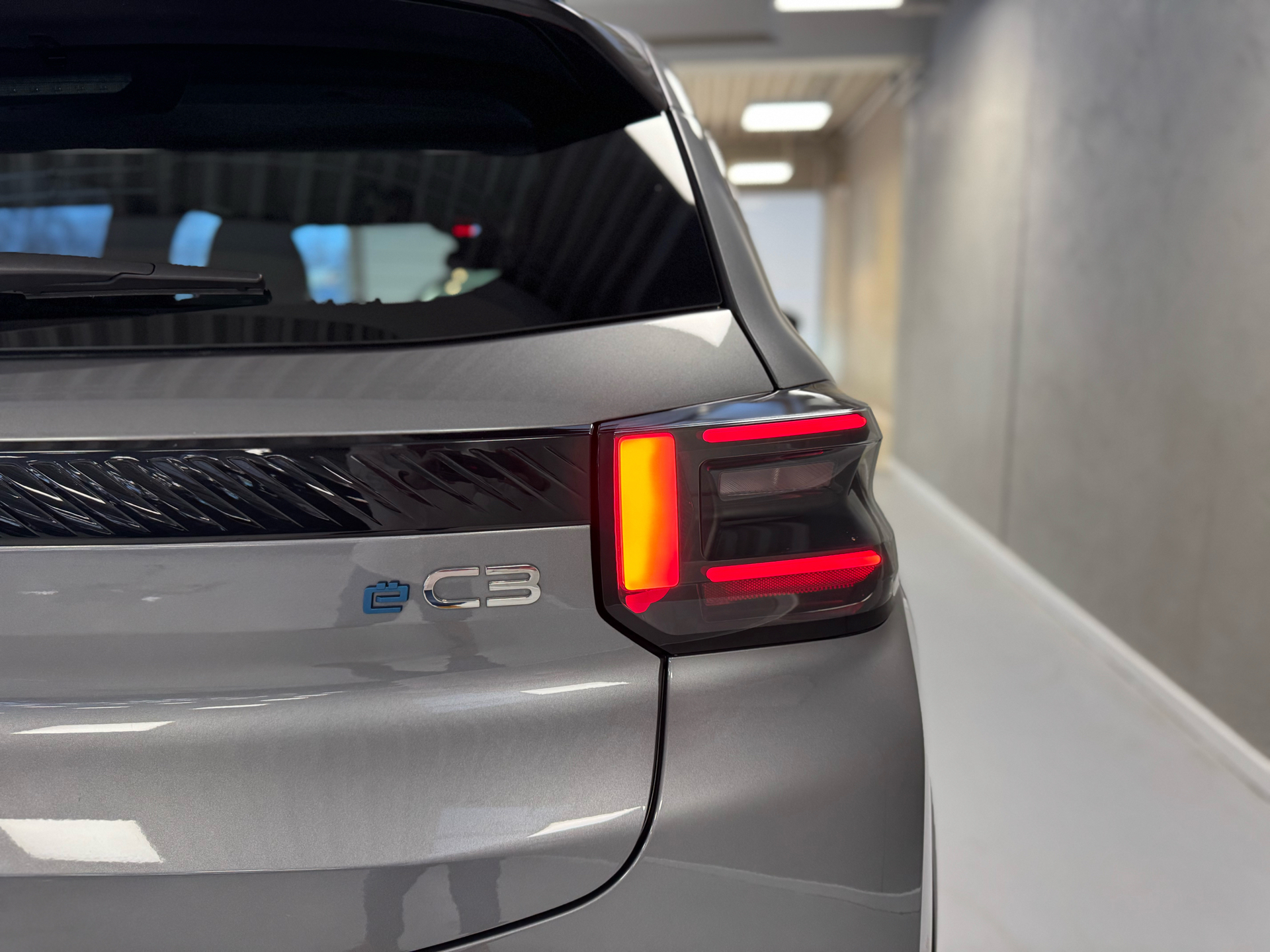 Grå Citroën ë-C3 fra 2025