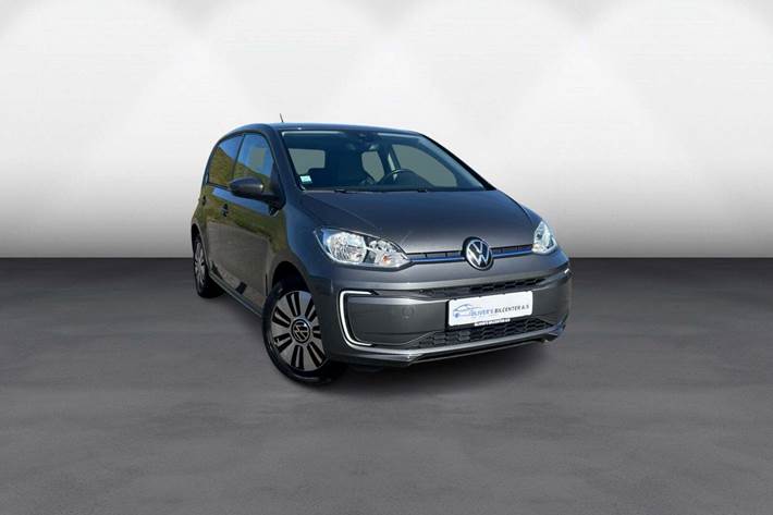 Grå VW E-UP! fra 2022 set udefra