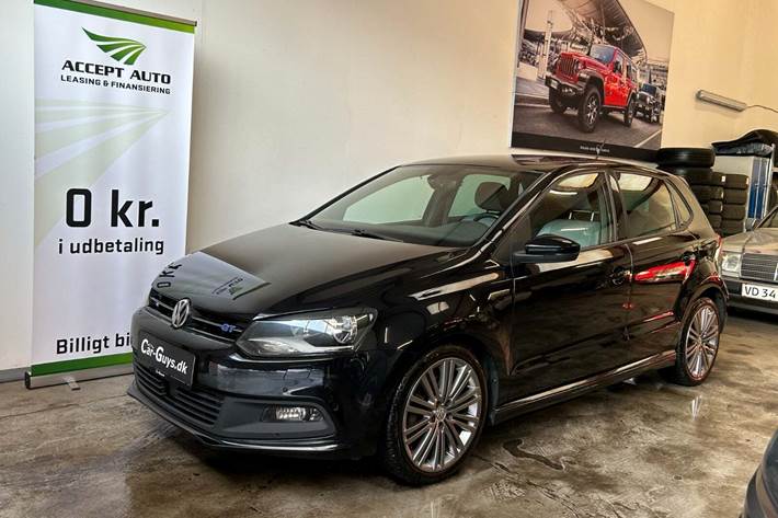 Sort VW Polo fra 2017