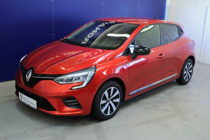 Rød Renault Clio V fra 2020