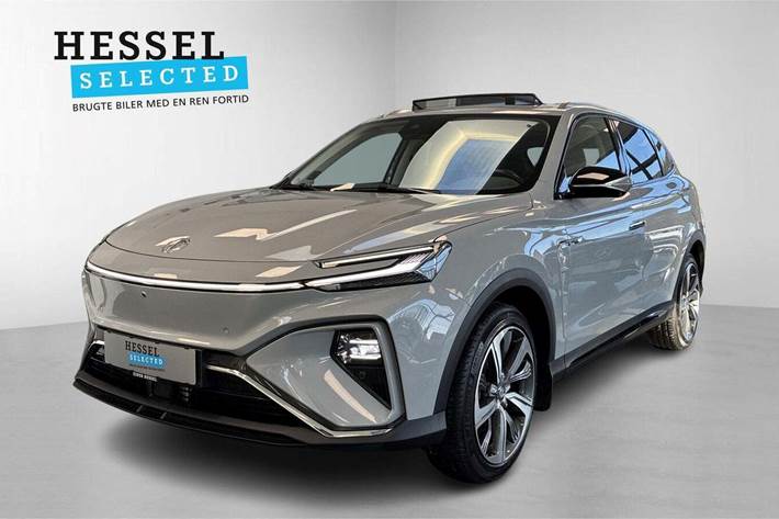 Grå MG Marvel R fra 2022 set udefra