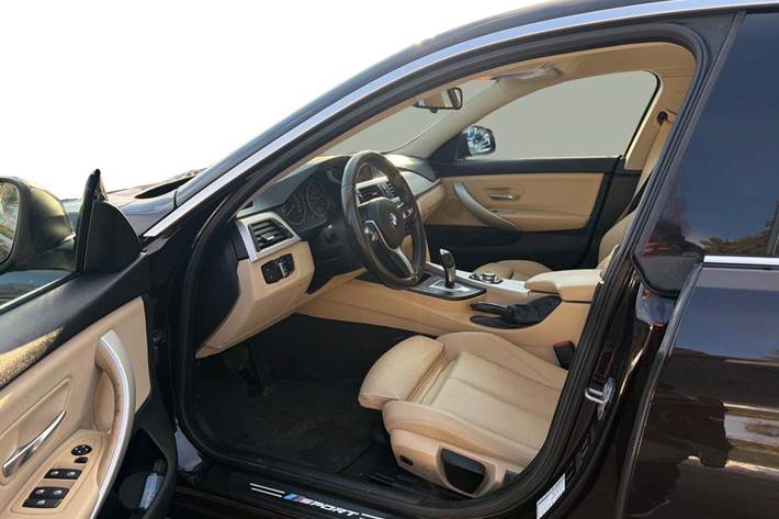 Brun BMW 420d fra 2017