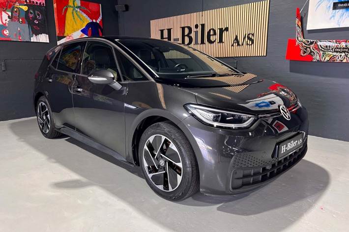Grå VW ID.3 fra 2020 set udefra