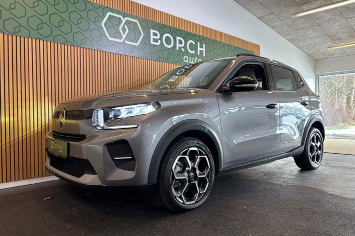 Grå Citroën ë-C3 fra 2025 set udefra