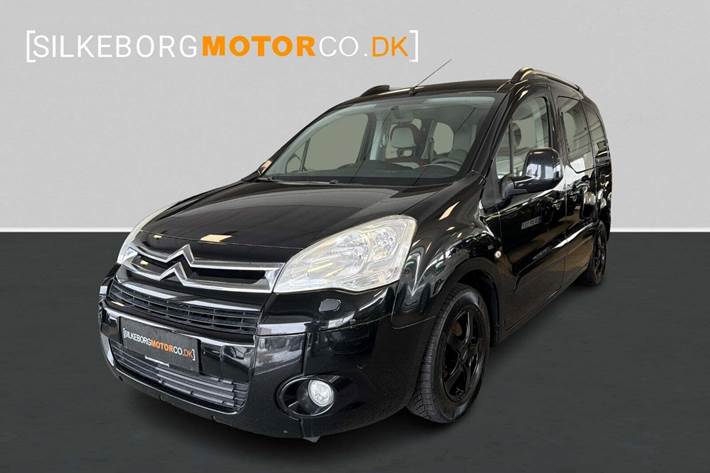 Sort Citroën Berlingo fra 2012 set udefra