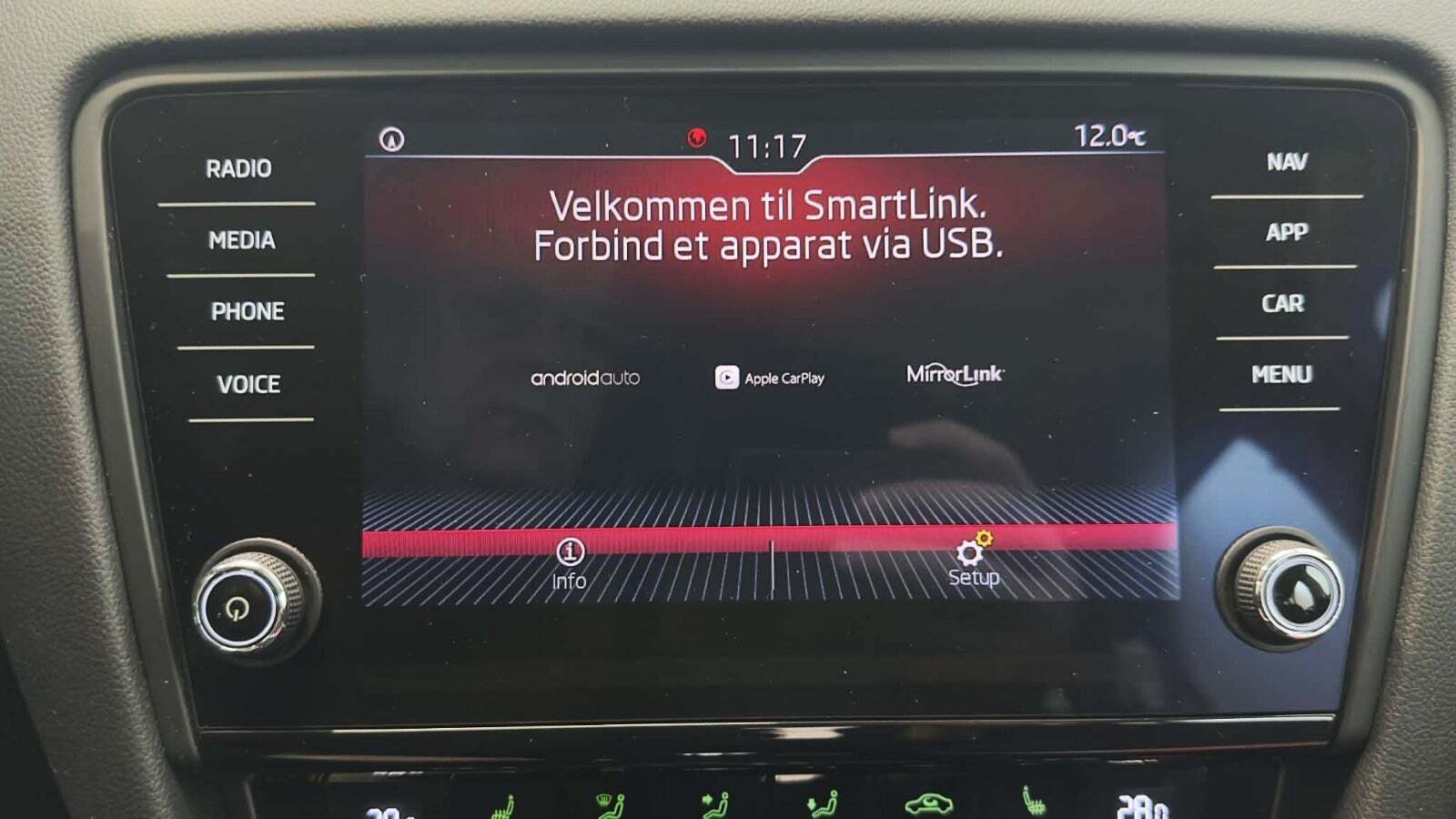 Hvid Skoda Octavia fra 2020