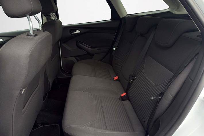 Hvid Ford Focus fra 2017