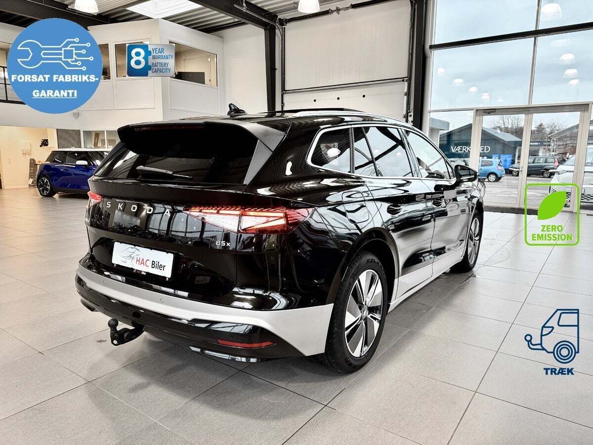 Sort Skoda Enyaq fra 2026