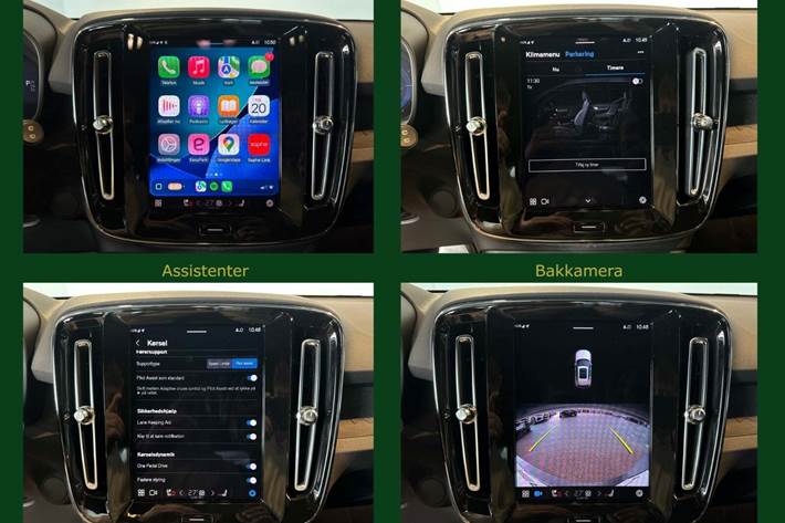 Orange Volvo XC40 fra 2023