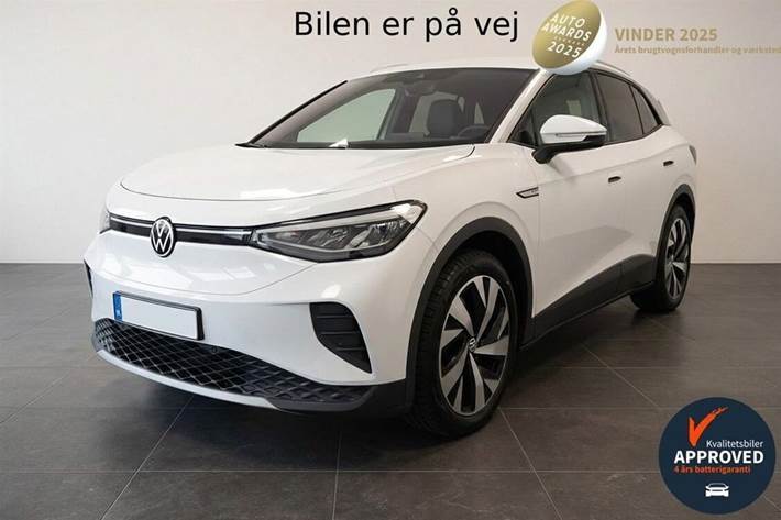 Hvid VW ID.4 fra 2020 set udefra