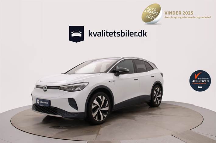 Hvid VW ID.4 fra 2020 set udefra