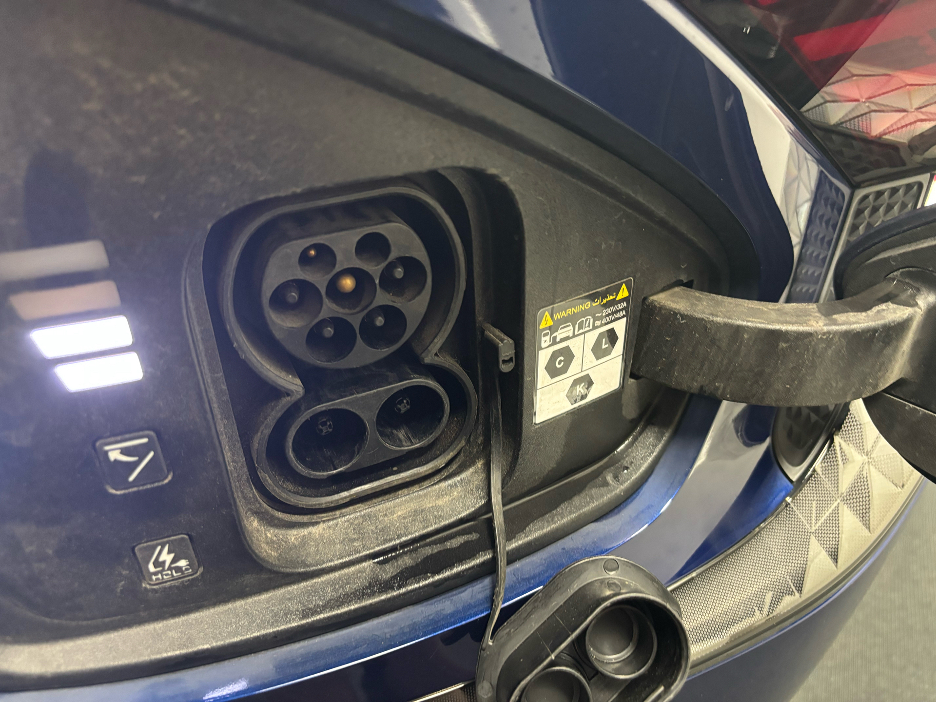 Blå Kia EV6 fra 2021