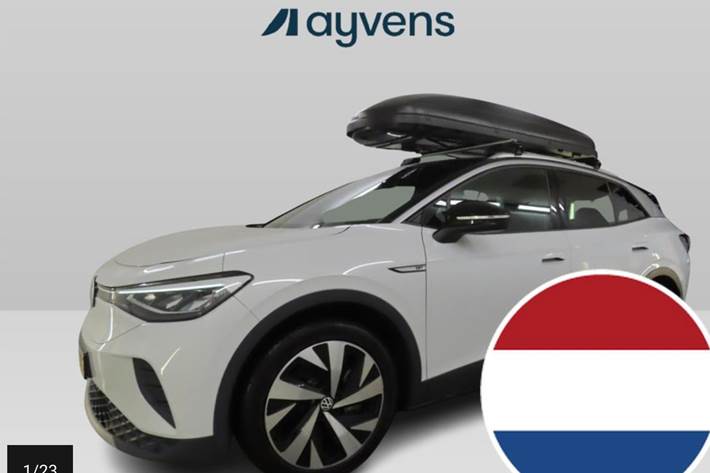 Hvid VW ID.4 fra 2021 set udefra