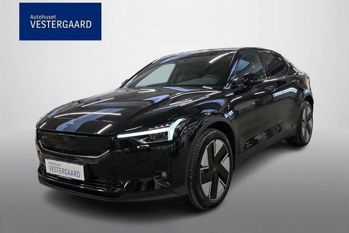 Sort Polestar 2 fra 2026 set udefra