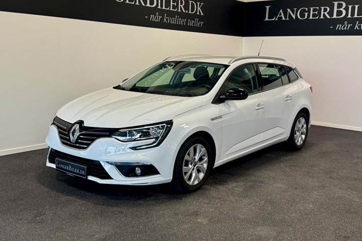 Hvid Renault Megane IV fra 2020 set udefra