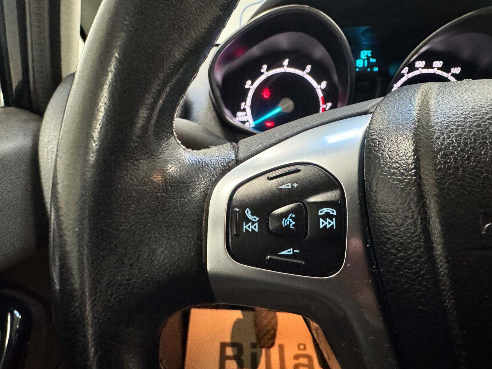 Sort Ford Fiesta fra 2016