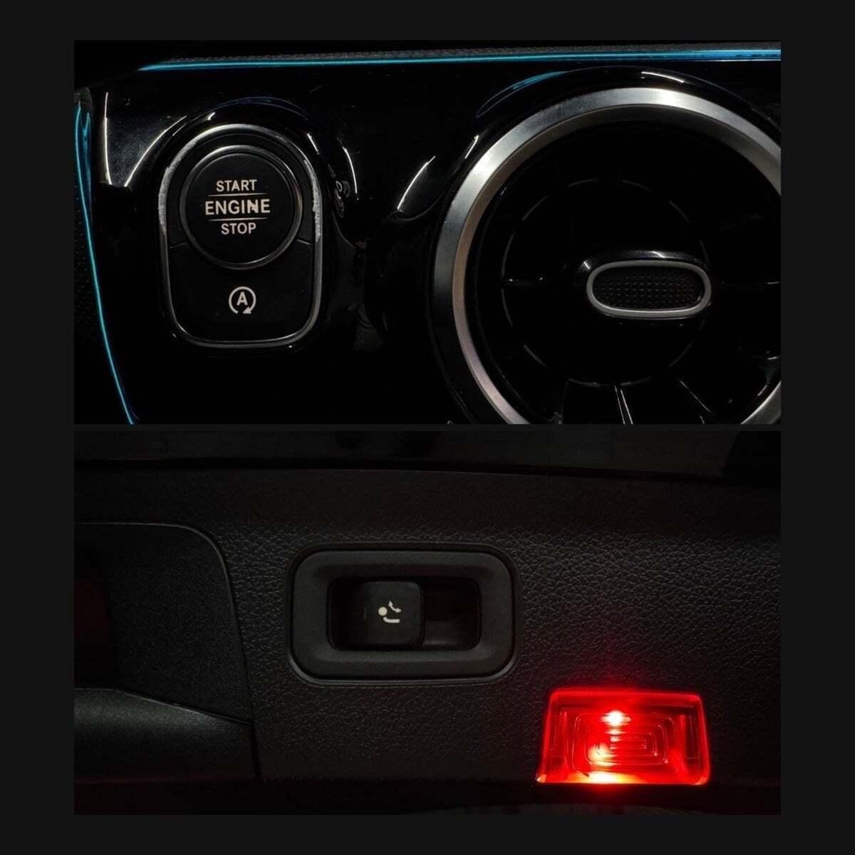 Sort Mercedes A200 fra 2018