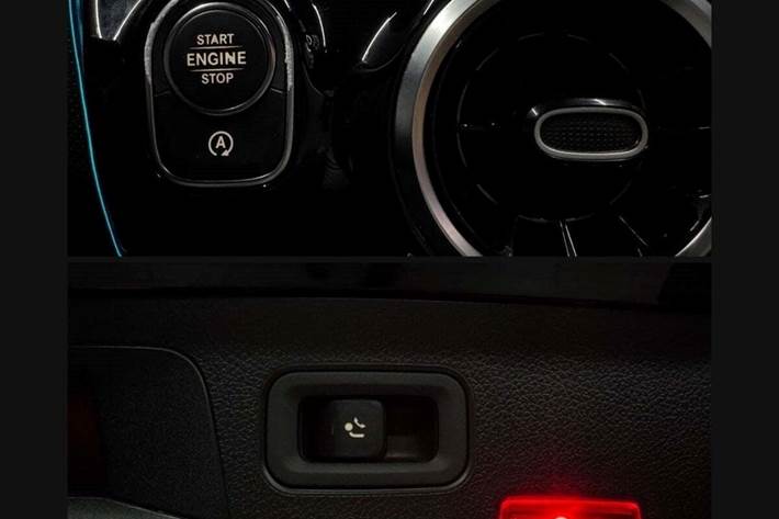 Sort Mercedes A200 fra 2018