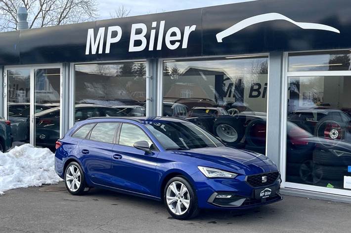 Blå Seat Leon fra 2020