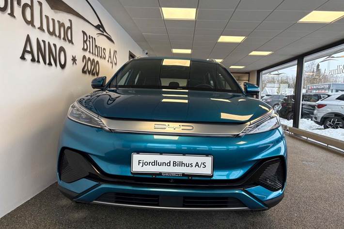 Blå BYD Atto 3 fra 2023
