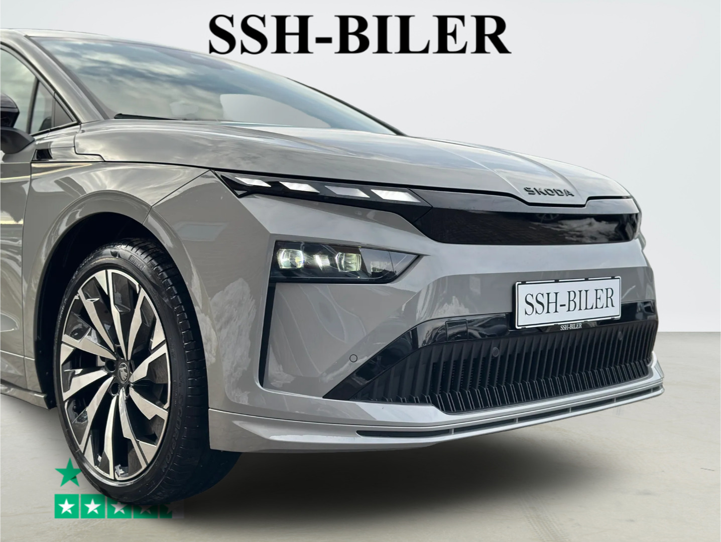 Sort Skoda Enyaq fra 2026