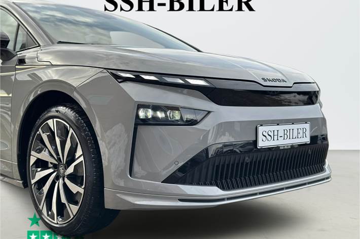 Sort Skoda Enyaq fra 2026