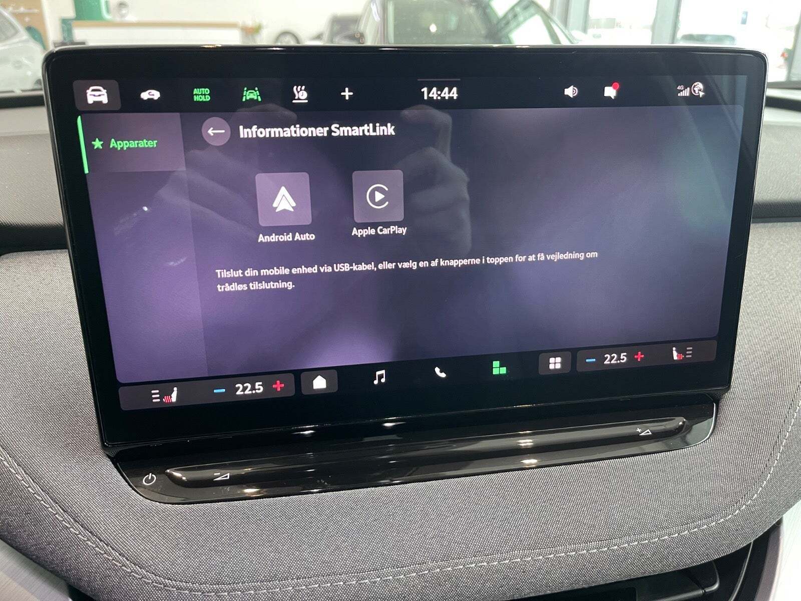 Sort Skoda Enyaq fra 2024