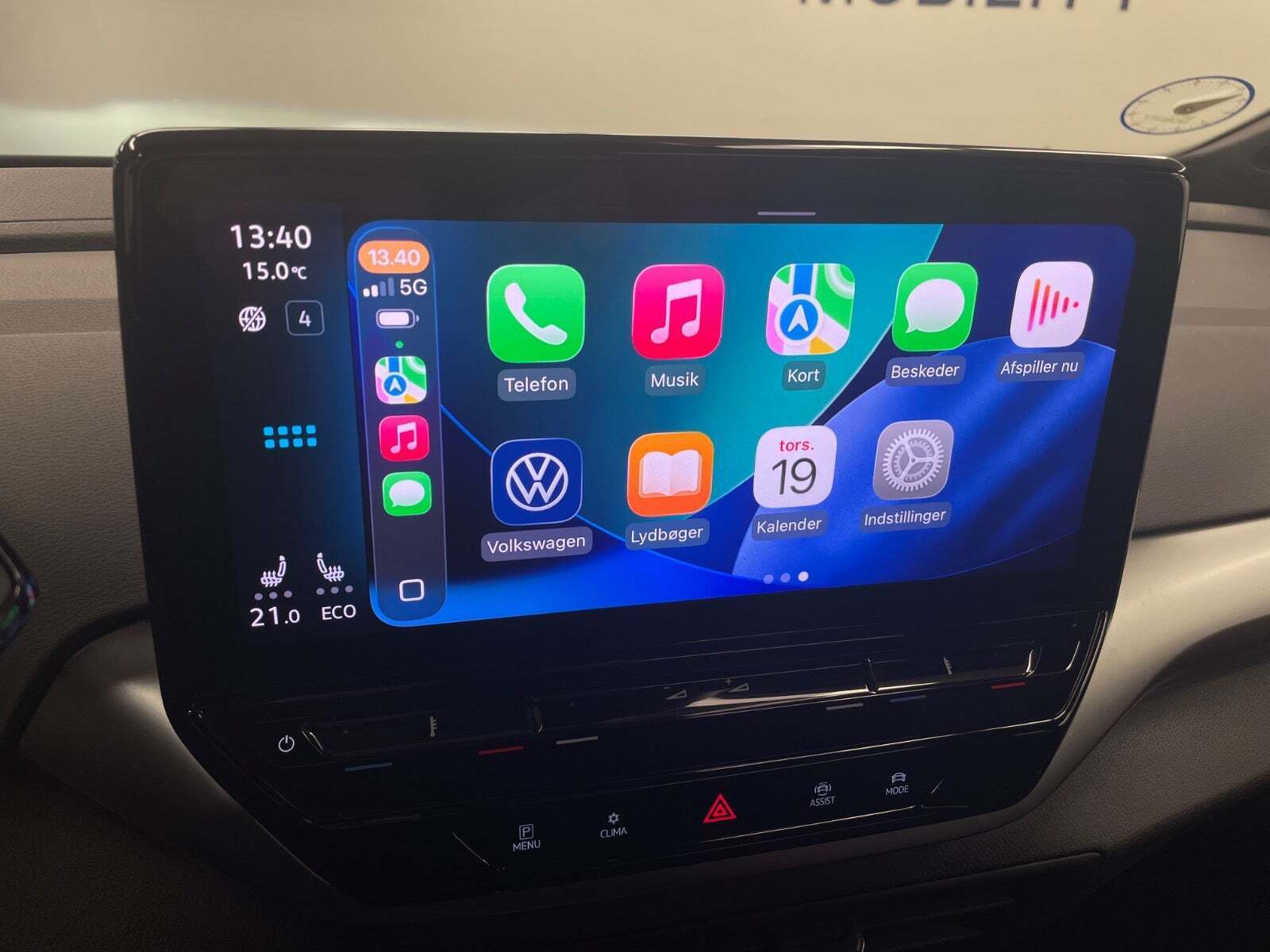 Grå VW ID.4 fra 2021