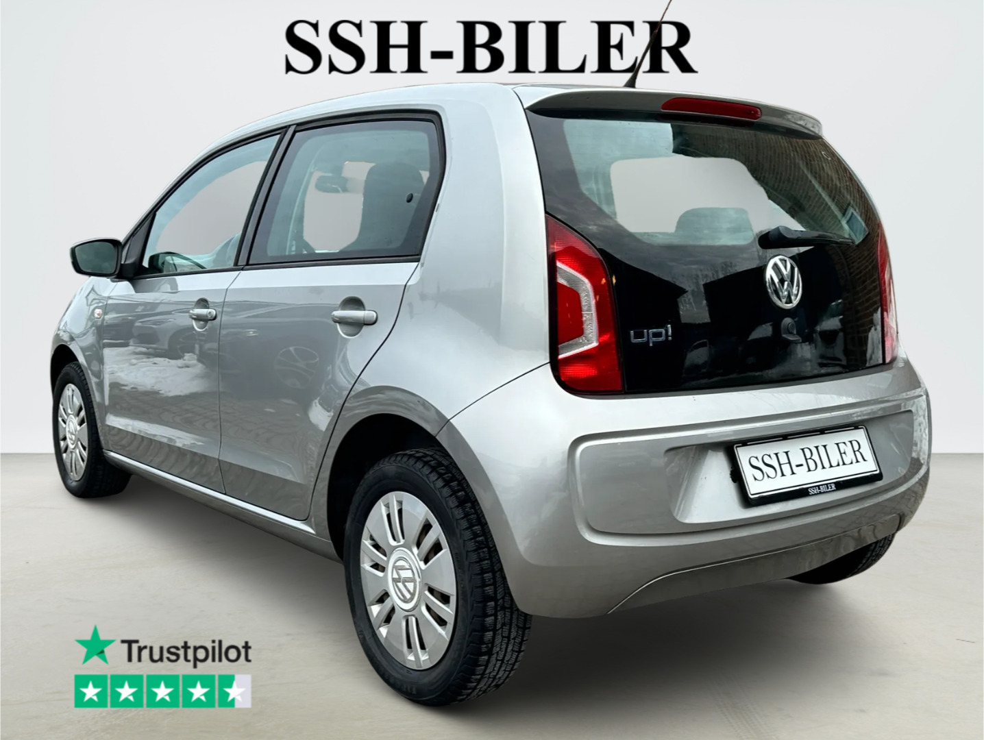 Sølv VW UP! fra 2013