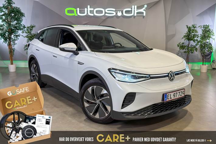 Hvid VW ID.4 fra 2021 set udefra