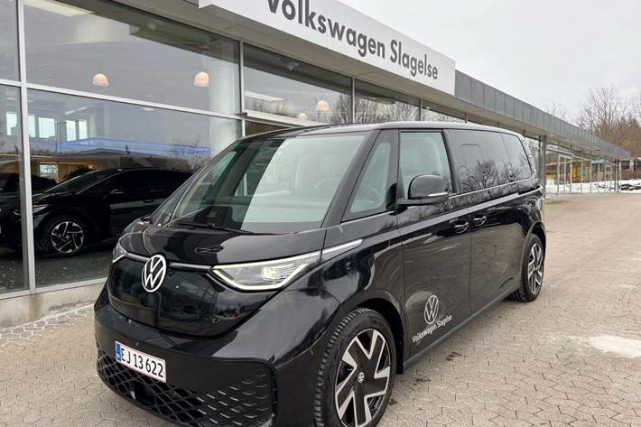 Sort VW ID.Buzz fra 2025 set udefra